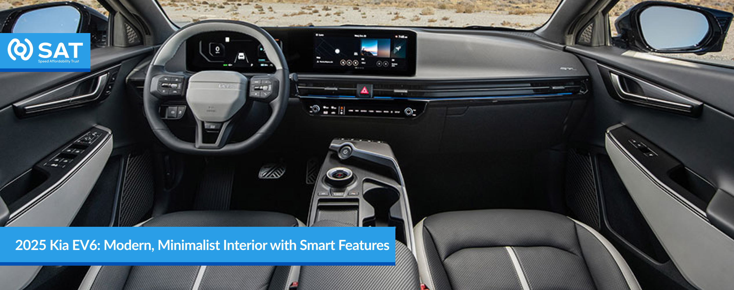 2025 Kia EV6_ Modern, Minimalist Interior with Smart Features